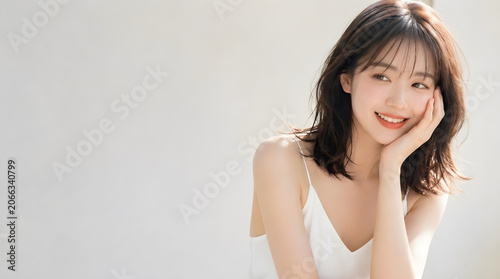 Luminous Essence: A Portrait of Radiant Serenity