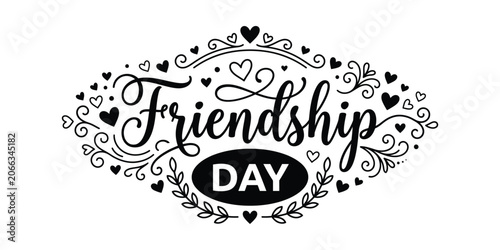 Bild auf Leinwand Friendship day celebration day