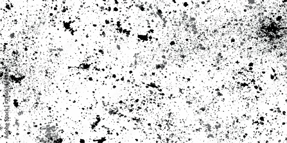 Obraz premium Abstract grunge background vector illustration with paint splashes ink texture water drops rain stains dirty black artistic design background