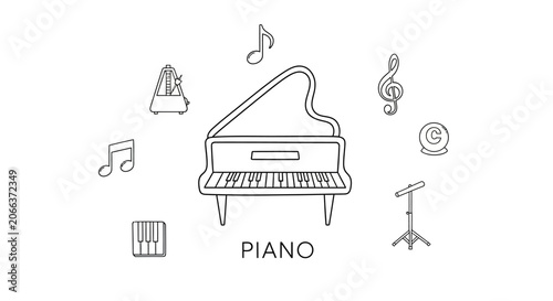 Piano Instrument Music Keyboard.