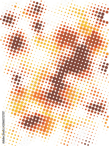 colour vector abstract halftone background