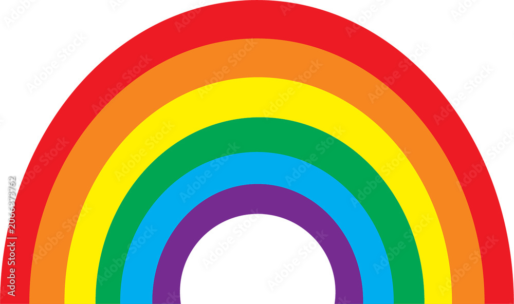 Naklejka premium rainbow