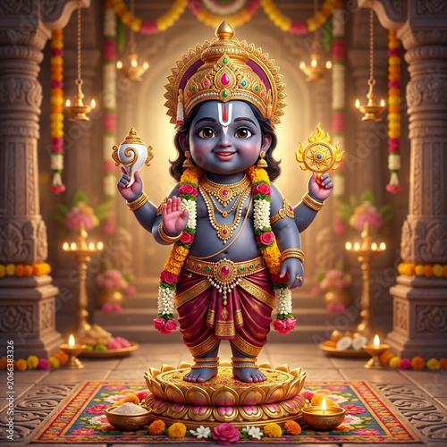Divine Idol of Baby Lord Vi...