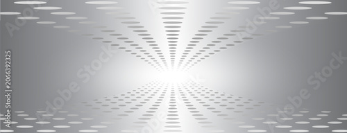 Silver abstract background with dots pattern, dynamic 3D metal background.