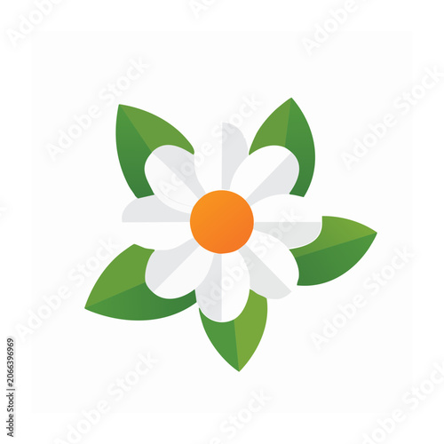 Recycle symbol with leaf and arrow
