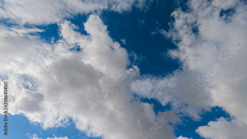 The unparalleled beauty of clouds in the sky, captured by a drone.