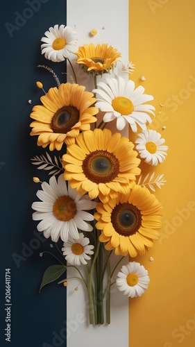 bouquet of sunflowers