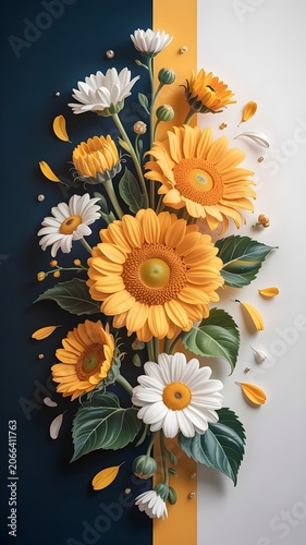 bouquet of sunflowers