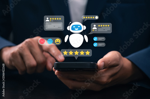 AI Customer Feedback Chatbot for Mobile Rating Surveys, Digital Review Automation, Service Satisfaction Analytics, Reputation Management, and Business Support Experience Optimization