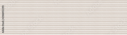 Quadro su tela Horizontal fluted marble tile texture with beige ribbed grooved pattern
