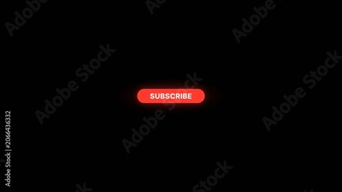 Subscribe Button Idle Glow Pulse Animation Loop