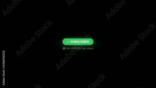Subscribe to Subscribed Button Morph with Checkmark Animation