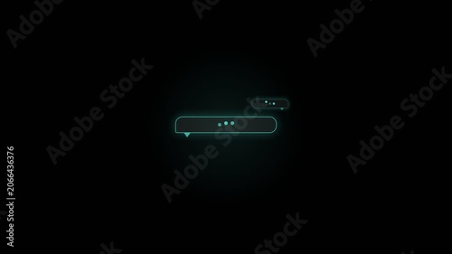 Comment Chat Bubble Animation with Typing Indicator