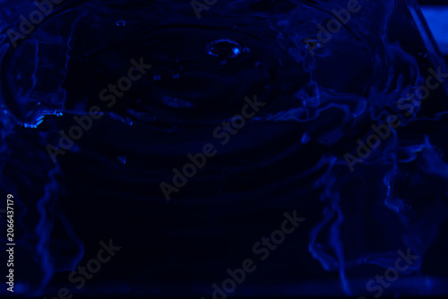 436.Water Ripples And Bubbles With Refraction In Glass
