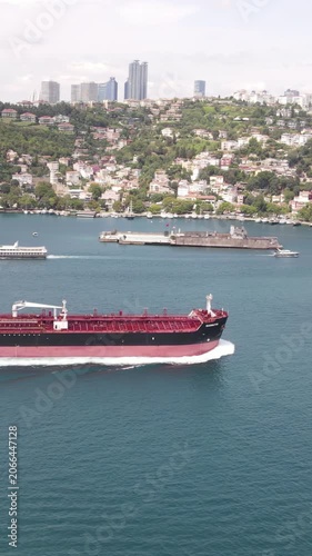 Ships in Bosphorus Istanbul