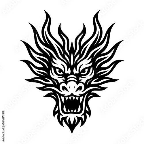 Dragon boat head emblem