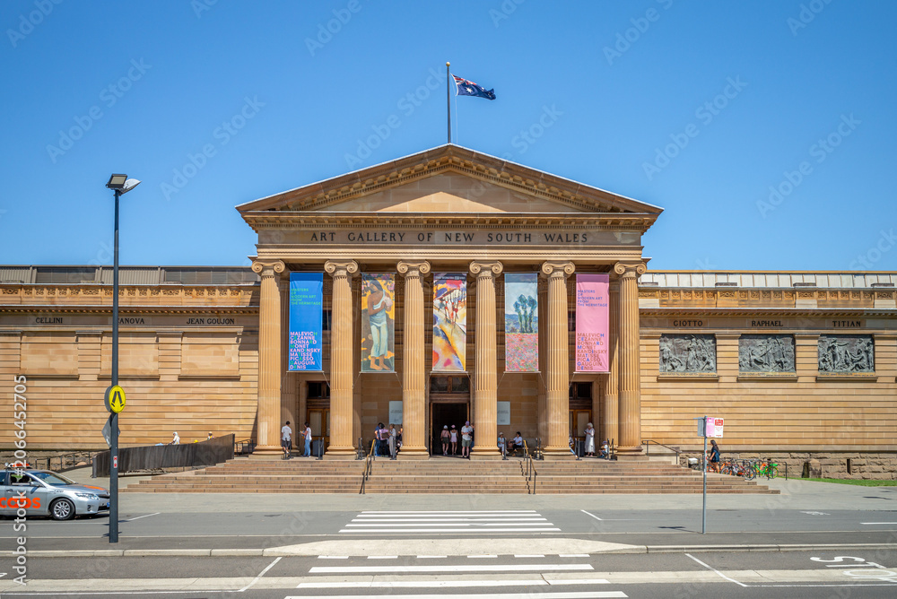 Naklejka premium Sydney, Australia - January 8, 2019: art gallery of new south wales, the most important public gallery in Sydney and one of the largest in Australia