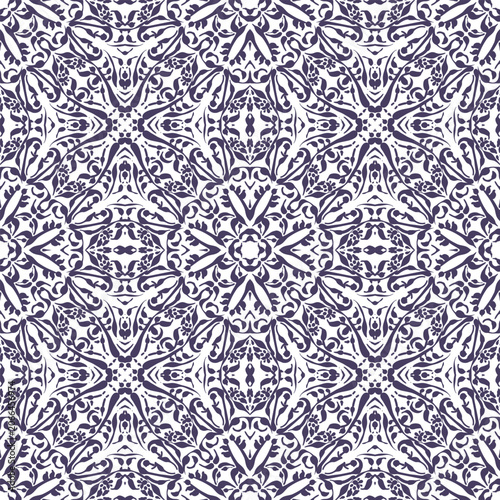 Vector graphics. Hand-drawn ornament. Stylish print. Symbol, emblem, element. Textile print.
Seamless pattern.