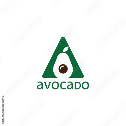 Avocado Fruit Logo Design