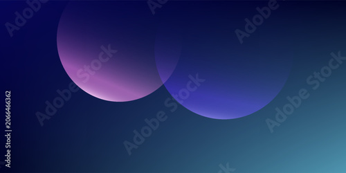 Obraz na plátně three dimensional earth dark blue and purple circle background