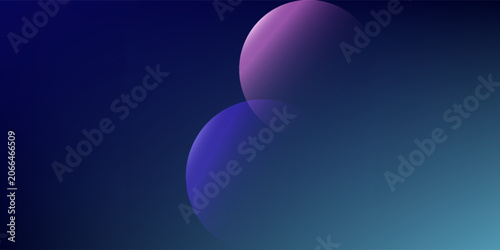 Obraz na plátně three dimensional earth dark blue and purple circle background