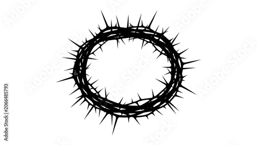 Fotografie Crown of Thorns, symbol of suffering and redemption