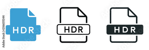 Tableau sur toile Visual Quality Vector Icon Set Featuring Image Enhancement Symbols for UI Design