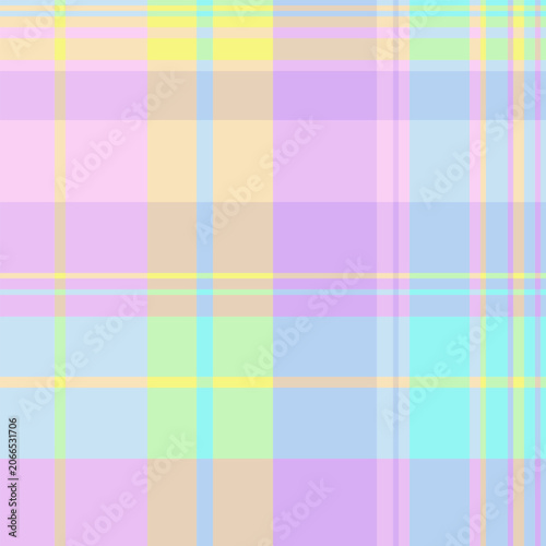 Traditional tartan plaid styling combines a structured check grid with a woven fabric finish. Light and teal tones shape a seamless textile design with classic fabric heritage for fabric prints.