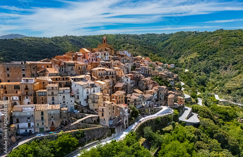Bild auf Leinwand The village of Badolato, Calabria, Italy