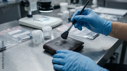 Forensic Fingerprint Dusting on Wallet Evidence