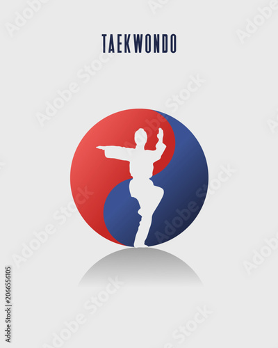 Taekwondo Martial Arts Flyer and Social Media Feed Template Vector