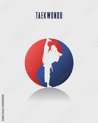 Taekwondo Martial Arts Flyer and Social Media Feed Template Vector