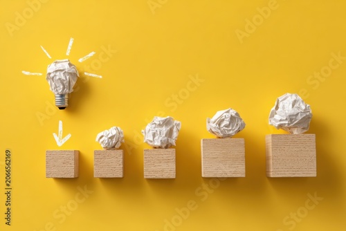 Concept of Idea Generation and Development Through Stages.