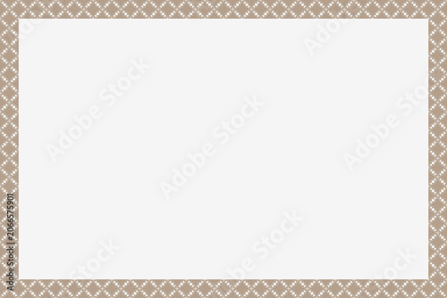 Simple flat floral frame background with copy space.