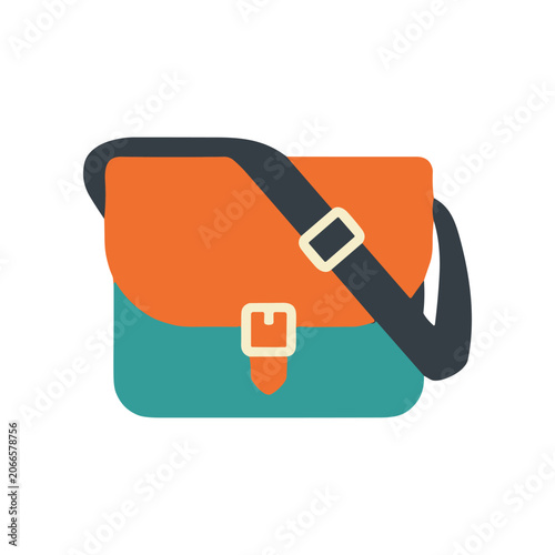 Colorful Crossbody Bag with Strap.