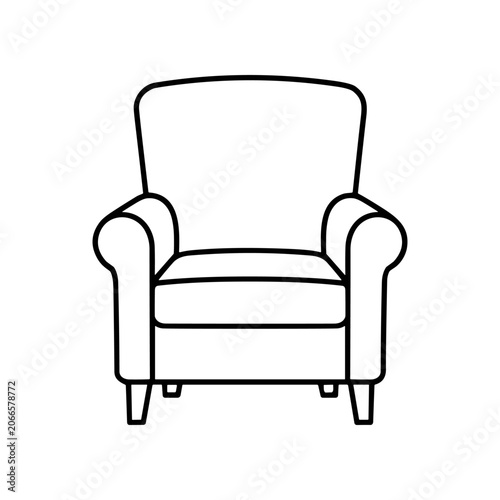 Comfortable Modern Armchair Furniture Design.