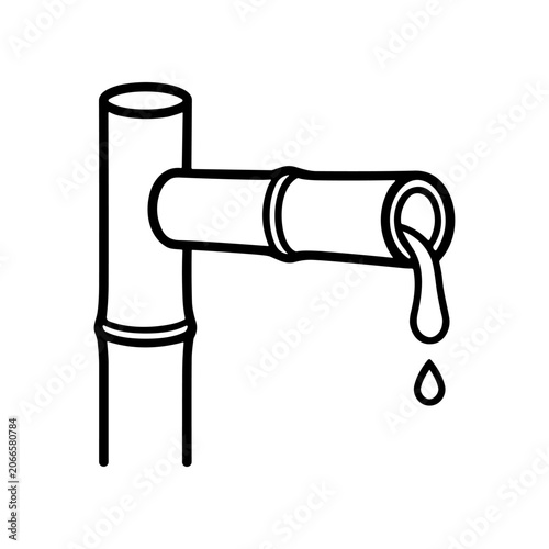 Leaking Water Faucet Dripping Slowly.