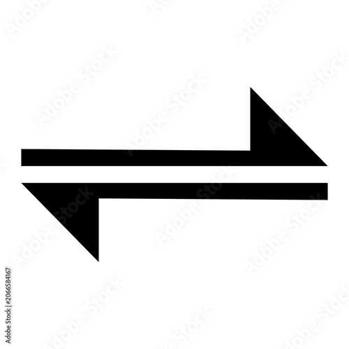 Arrows arranged in a reciprocal formation indicate a logical loop or bidirectional communication flow.