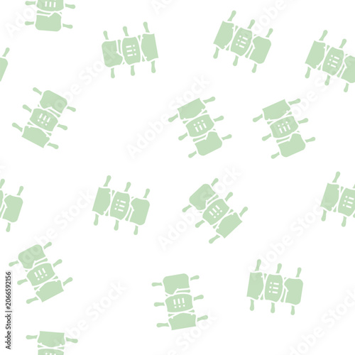 Bild auf Leinwand ankylosing spondylitis vector glyph seamless pattern ankylosing spondylitis sign