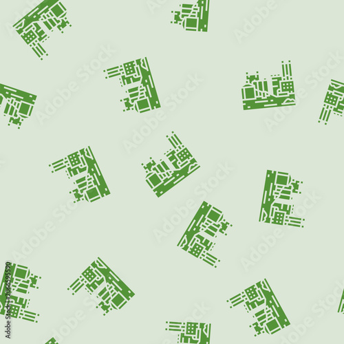 Foto factory cement concrete vector glyph seamless pattern factory cement concrete si