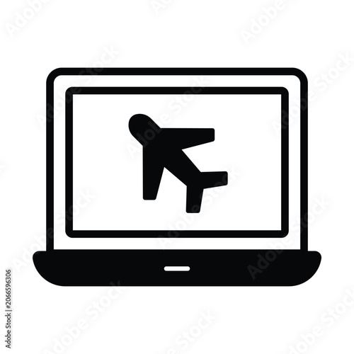 Tablou pe pânză Online Reservation Vector Icon which can easily modify or edit