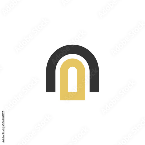 Gate architectural bold luxury logo vector design