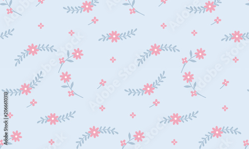 Pink Wildflower Whisper Pattern