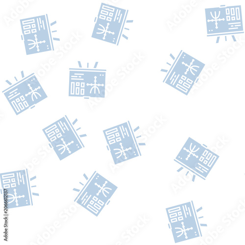 Foto graphics geek vector glyph seamless pattern graphics geek sign illustration