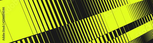 Abstract sports background with dynamic neon yellow and black racing lines