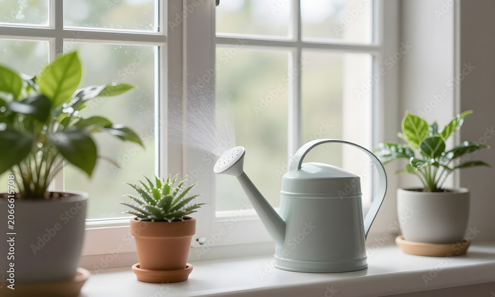 Fototapeta premium Garden Watering Kit with Spray Nozzle