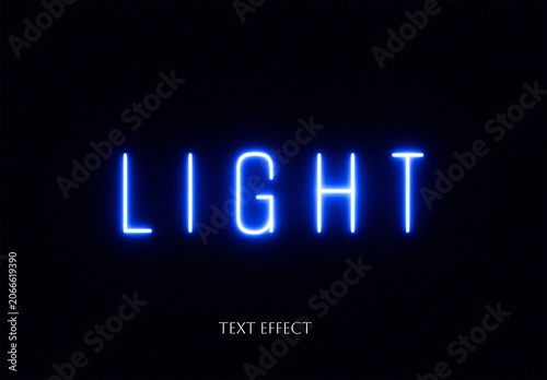 Laser Neon Text Effect