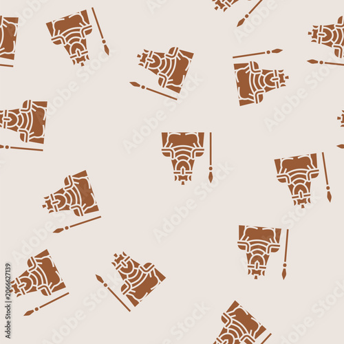 Foto athena greek god mythology vector glyph seamless pattern athena greek god mythol