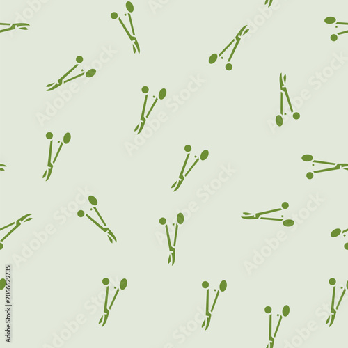 Obraz na płótnie plaster cast scissors fracture injury vector glyph seamless pattern plaster cast