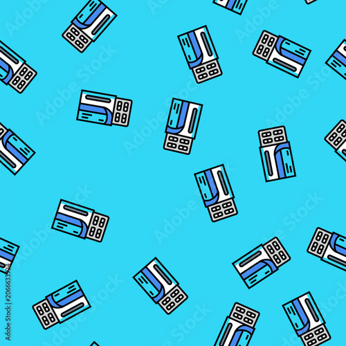 Foto pill tablet treatment diarrhea vector seamless pattern pill tablet treatment dia